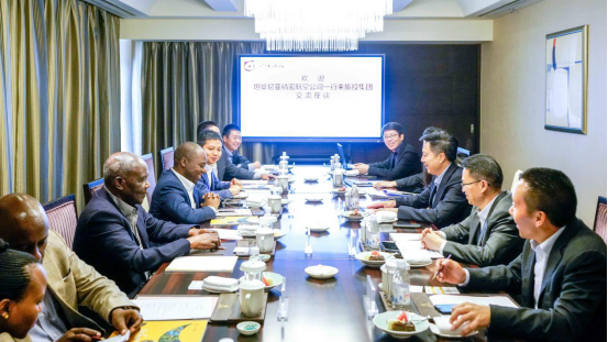 坦桑尼亚驻华参赞一行到壹定发集团互换座谈