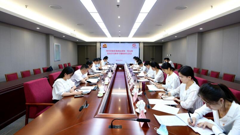 壹定发集团党委书记、董事长任丁参与总部第一党支部党史进建教育专题组织生涯会