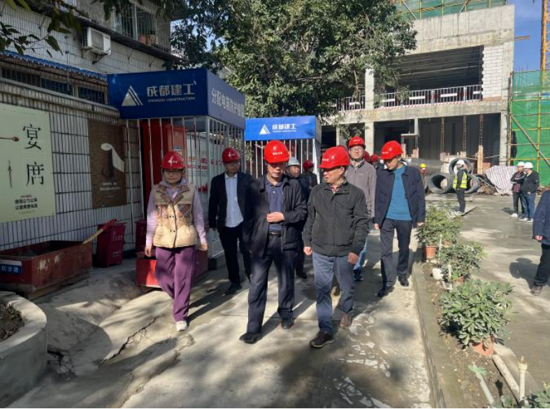 壹定发委督导宽窄慢里项目安全维稳工作