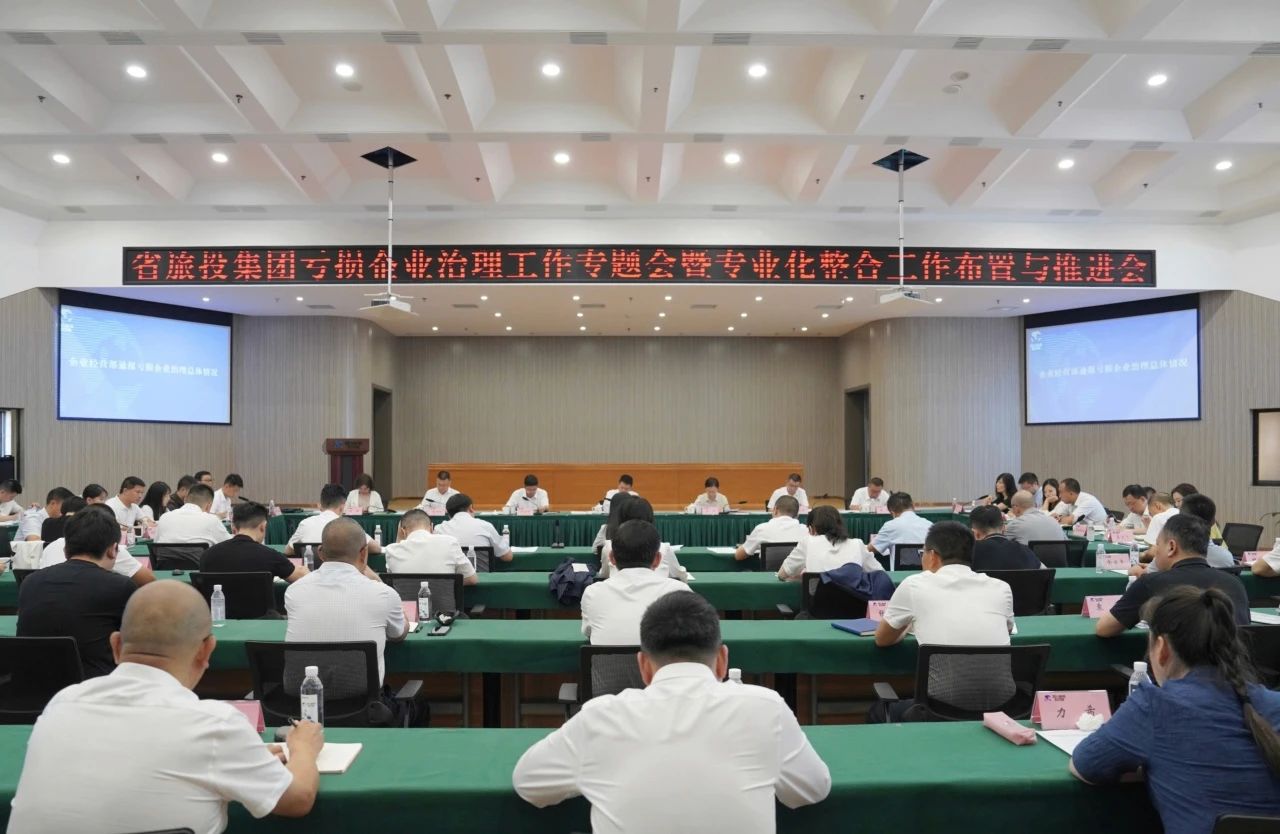 省壹定发集团召开吃亏企业治理工作专题会暨专业化整合工作安插推动会议