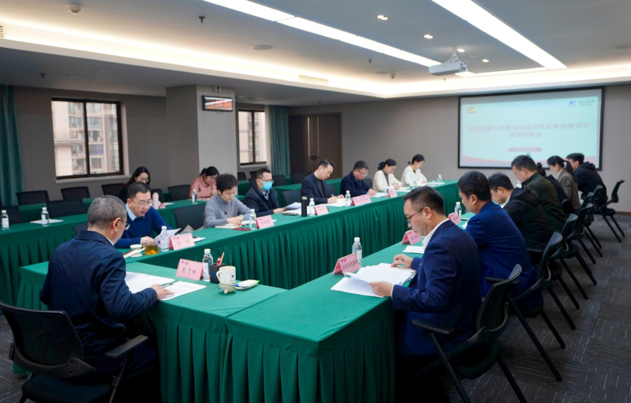 省纪委监委驻省壹定发集团纪检监察组召开“纪检监察工作规范化法治化正规化建设年”行动带头部署会议
